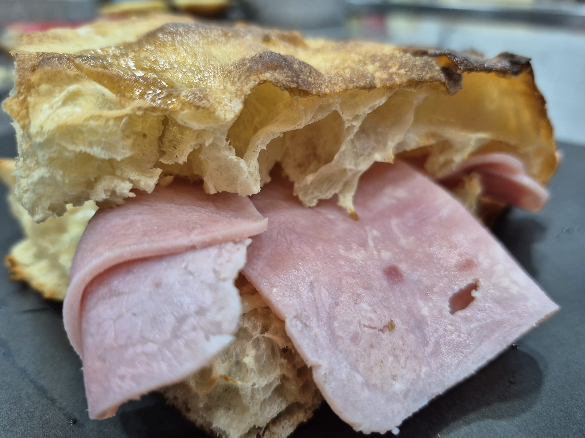 PAN DE AJO JAMÓN